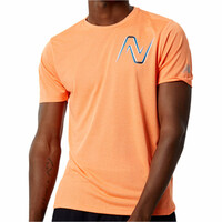 New Balance camiseta técnica manga corta hombre Graphic Impact Run Short Sleeve 04