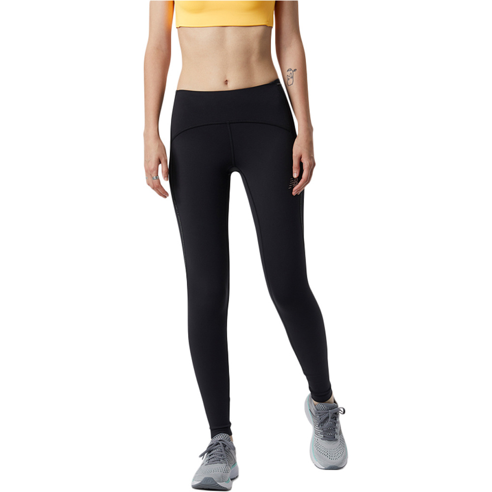 New Balance malla larga running mujer Impact Run Tight vista frontal