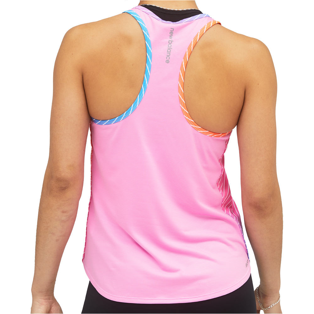 New Balance camiseta técnica tirantes mujer Printed Accelerate Tank 05