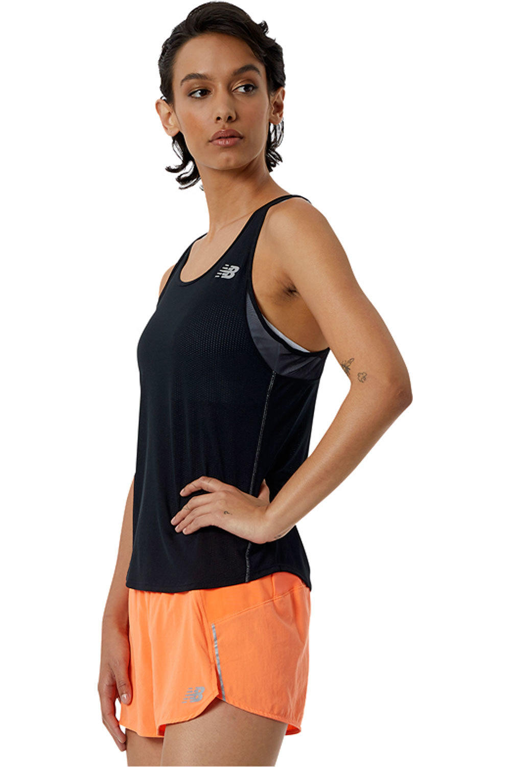 New Balance camiseta técnica tirantes mujer Impact Run Tank vista trasera