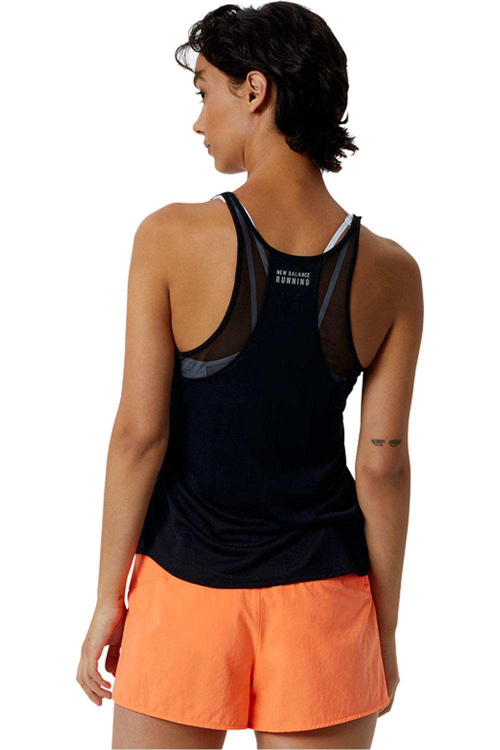 New Balance camiseta técnica tirantes mujer Impact Run Tank vista detalle
