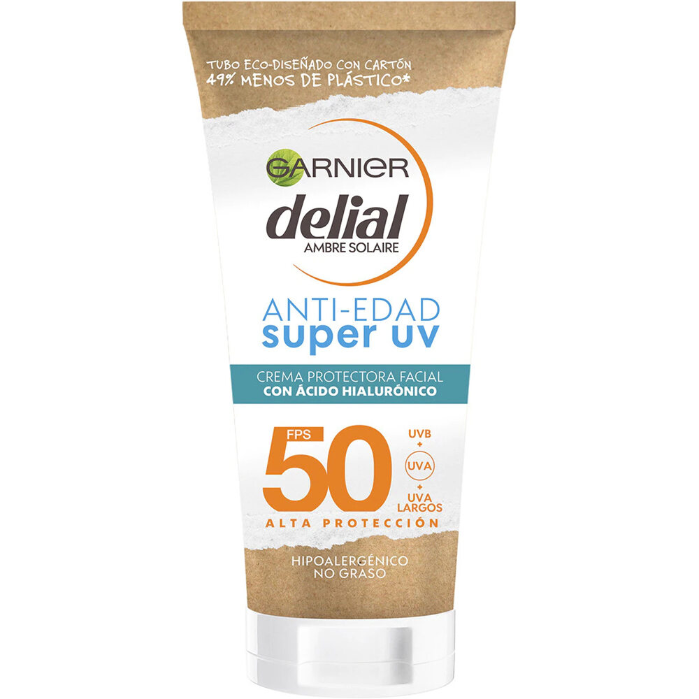 Delial protección solar facial Facial Anti Edad IP50 50ml vista frontal