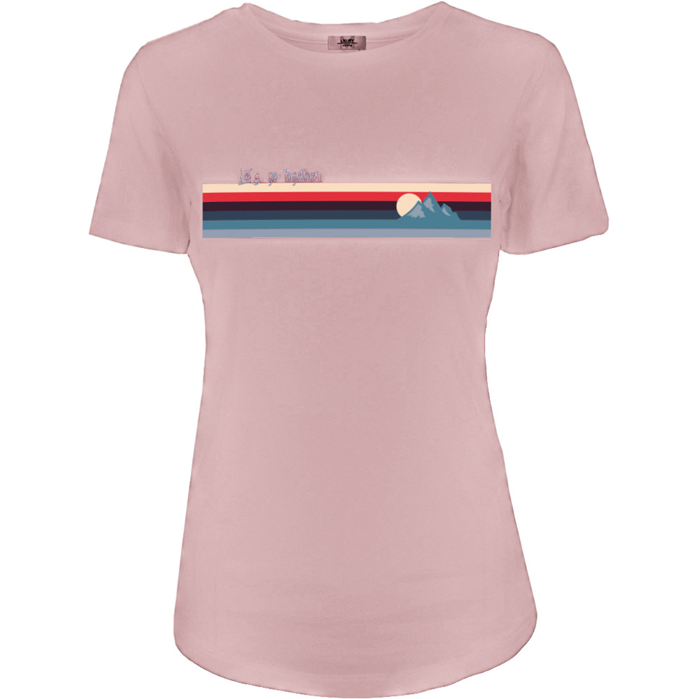 Izas camiseta montaña manga corta mujer ABELLA W vista frontal