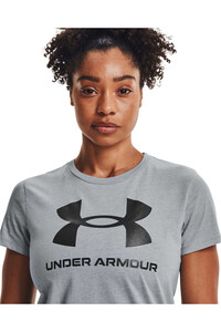 Under Armour camiseta manga corta mujer UA SPORTSTYLE LOGO SS vista detalle