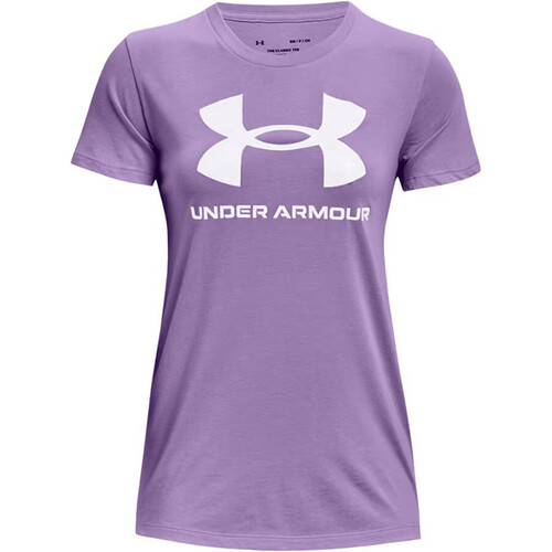 Under Armour Ua Logo Ss morado camiseta manga corta mujer | Forum