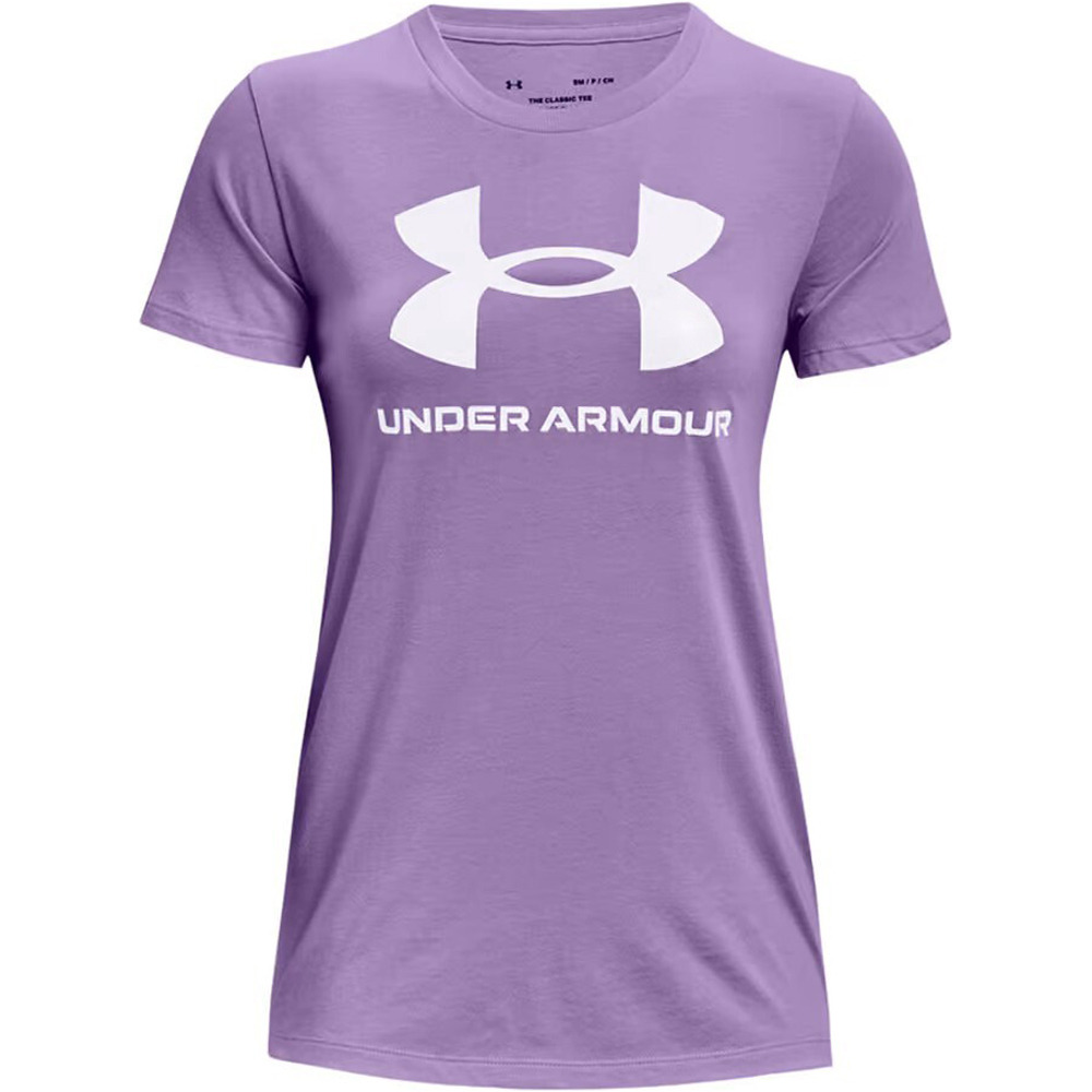 Under Armour camiseta manga corta mujer UA SPORTSTYLE LOGO SS vista frontal