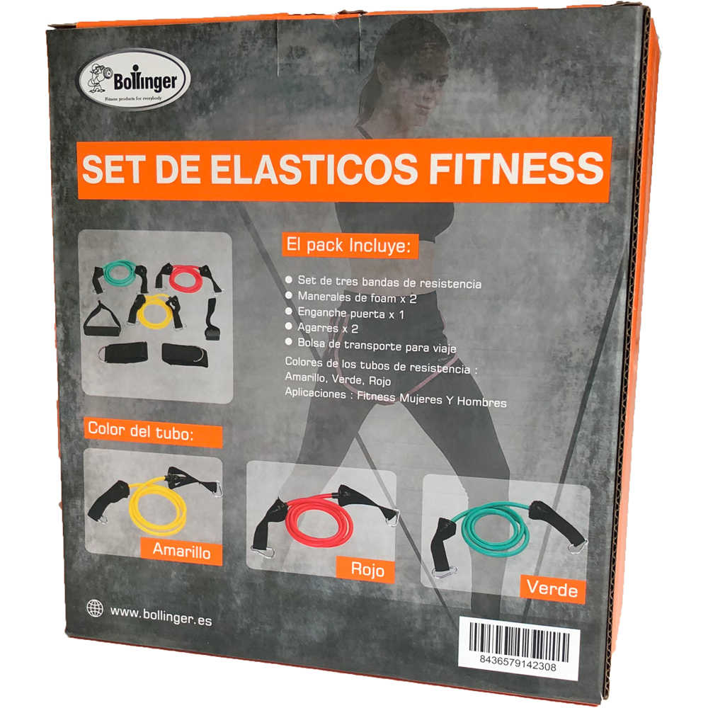 Bollinger tensores musculación SET DE ELASTICOS 03