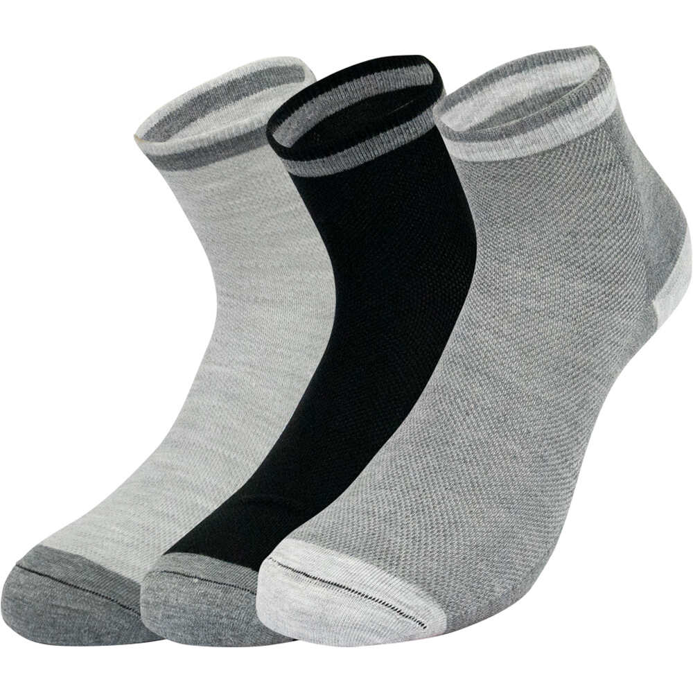 Sporthg calcetines deportivos HG-ZAC SHORT SOCKS PACK OF 3 PAIRS vista frontal