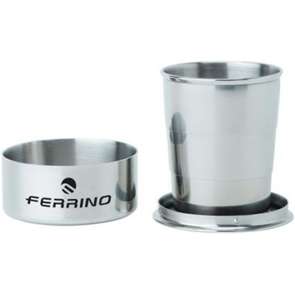 Ferrino varios menaje STAINLESS STEEL FOLDABLE TUMBLER vista frontal