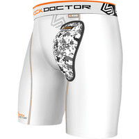Shock Doctor rodillera fitness AirCore Soft Cup Compression Short vista frontal