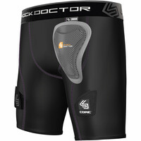 Shock Doctor coquilla Core Women's Compression Hockey Short With Pelvix Protector vista frontal