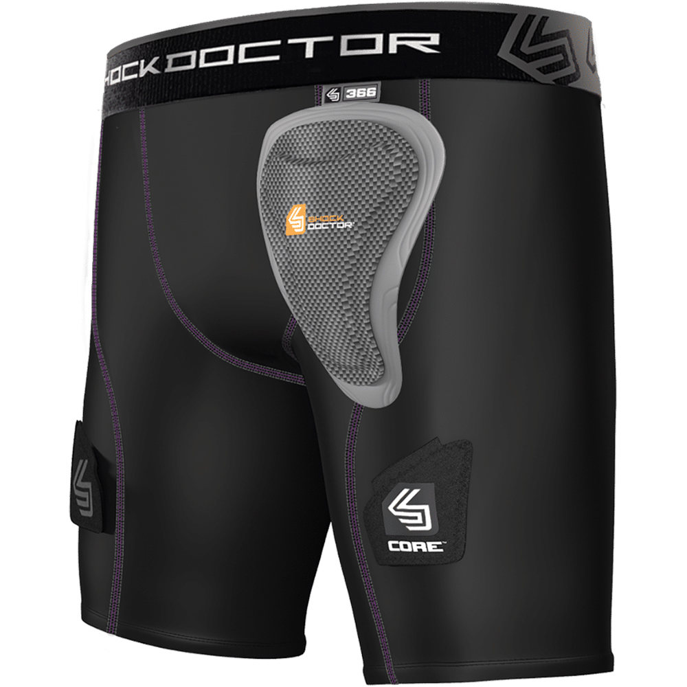 Shock Doctor core womens compression hockey short with pelvix protector coquilla
