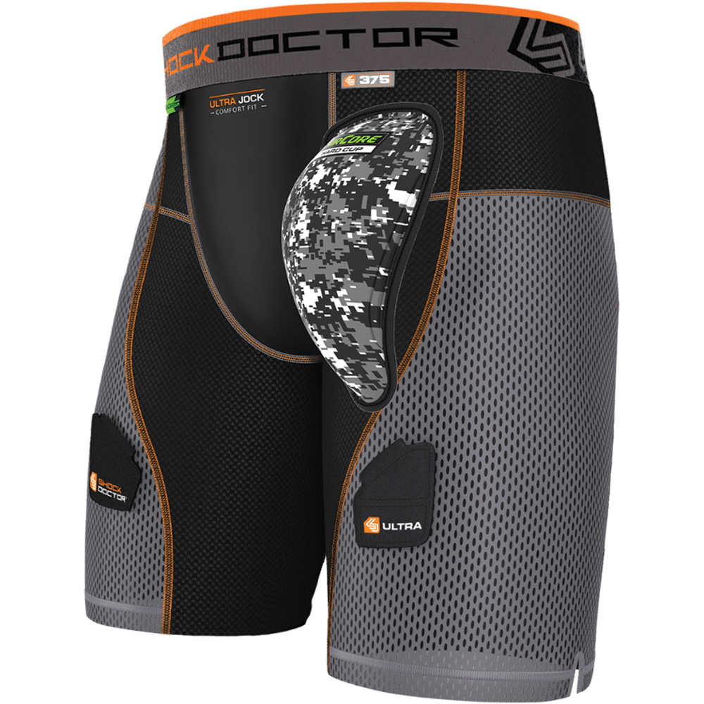 Shock Doctor coquilla AirCore Ultra PowerStride Hockey Short With AirCore Hard Cup vista frontal