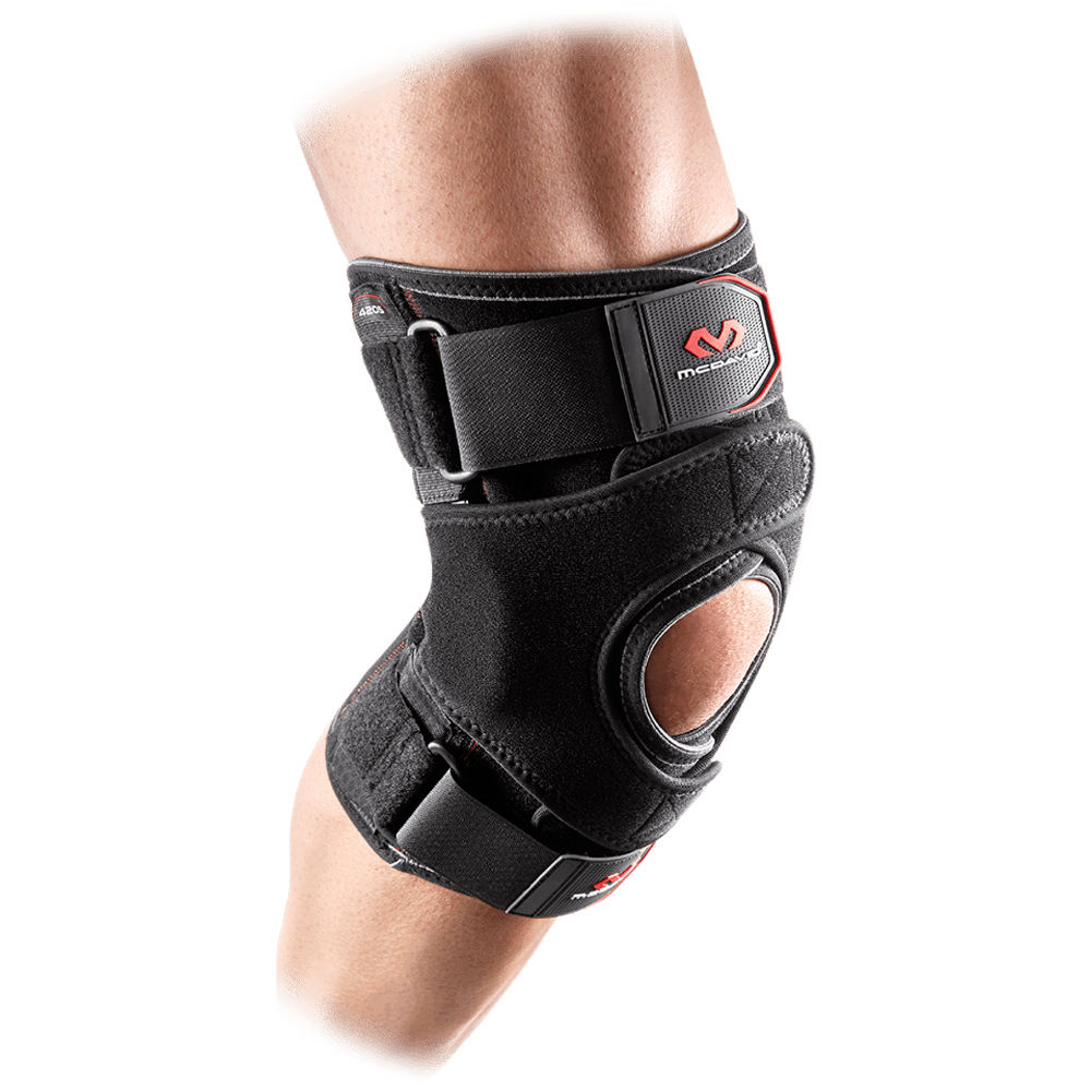 Mcdavid rodillera VOW Knee Wrap With Hinges And Straps vista frontal