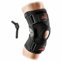 Knee Brace With Polycentric Hinges And Cross Straps