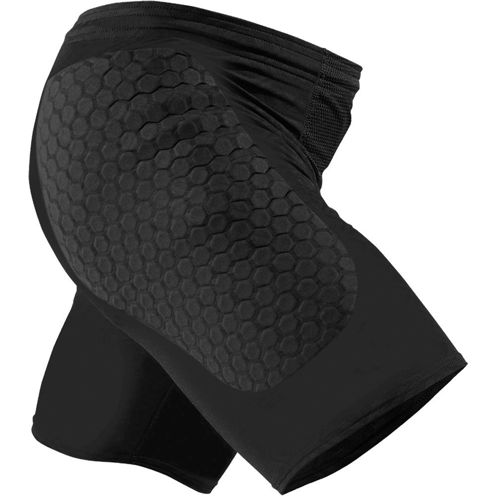 Hex sliding shorts pantalón futbol calentador Negro (L)