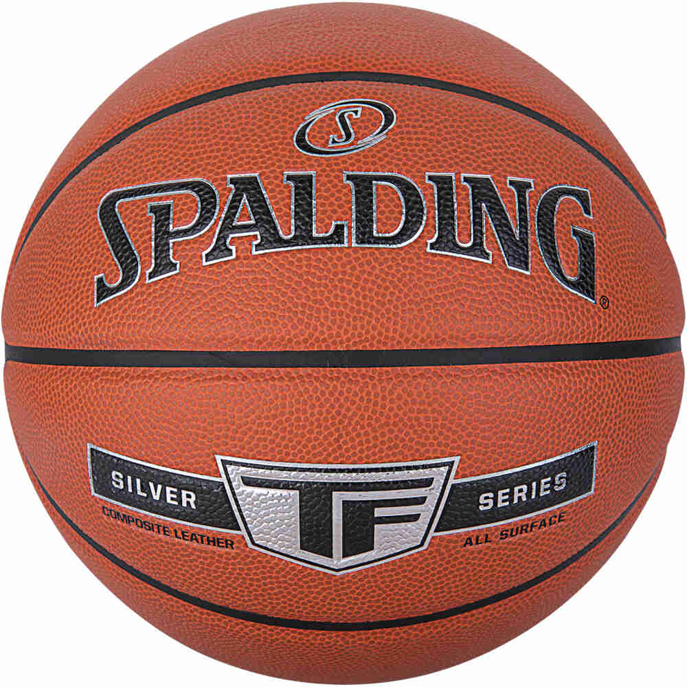 Spalding balón baloncesto TF Silver Sz5 Composite Basketball vista frontal