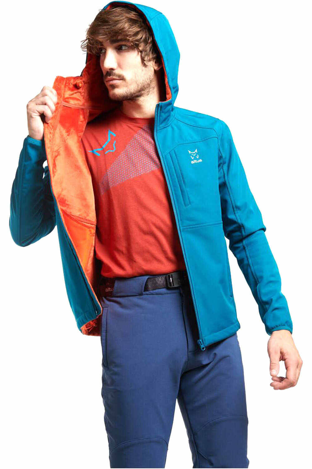 Decan h30 chaqueta softshell hombre Azul (S)