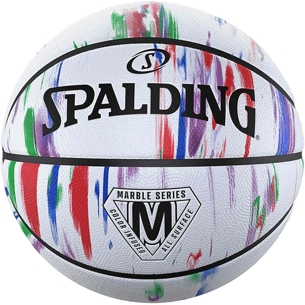 Marble series rainbow sz5 rubber basketball balón baloncesto (UNICA)