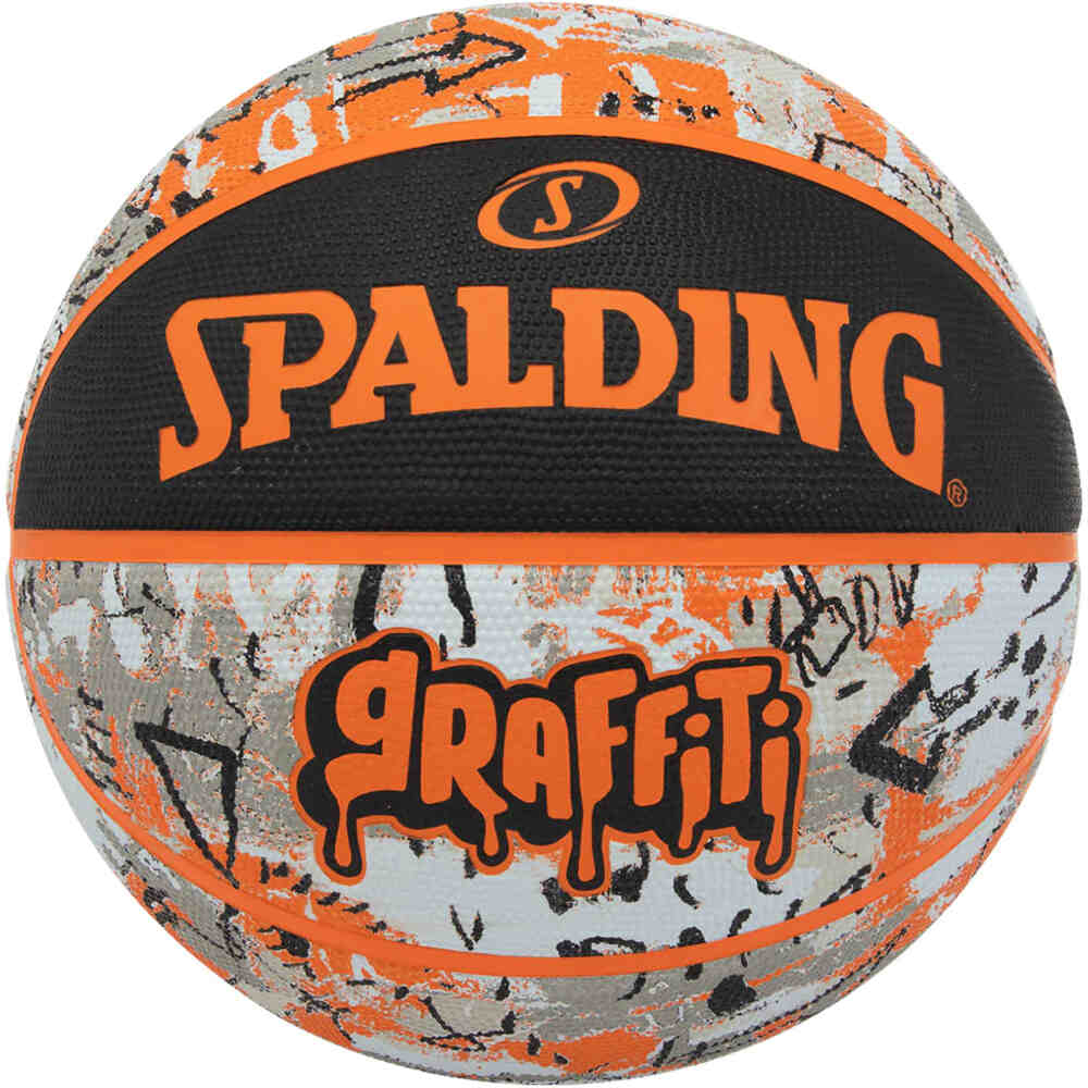 Graffiti sz5 rubber basketball balón baloncesto Naranja (UNICA)