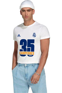 adidas camiseta de fútbol oficiales R.MADRID 22 LaLiga Tee M vista frontal