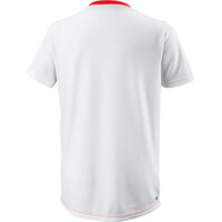 Wilson camiseta tenis manga corta niño TEAM II TRIANGLE CREW B vista trasera