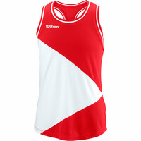 Wilson camiseta tenis manga corta niño TEAM II TANK G vista frontal