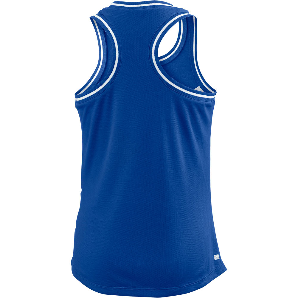 Wilson camiseta tenis manga corta niño TEAM II TANK G vista trasera