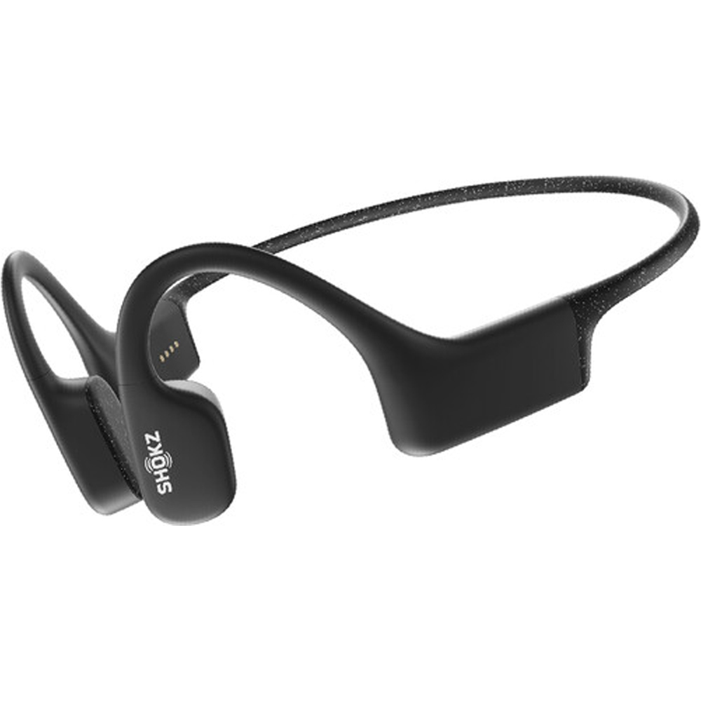 Shokz sonido Open Swim Black vista frontal