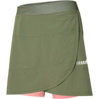 Rh+ culotte corto mujer All Road W Skirt vista frontal