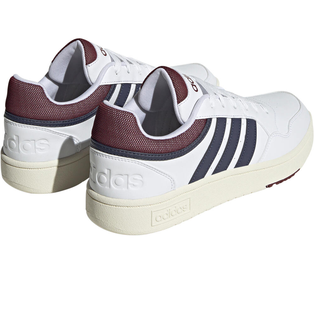 adidas zapatilla moda hombre Hoops 3.0 Low Classic Vintage vista trasera