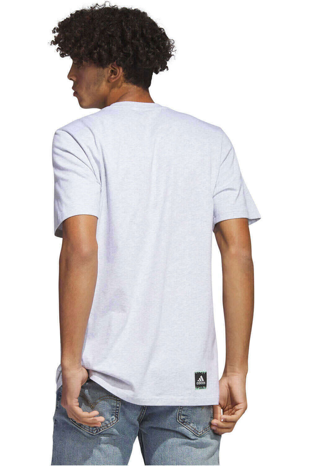 adidas camiseta manga corta hombre Power Logo Graphic vista trasera