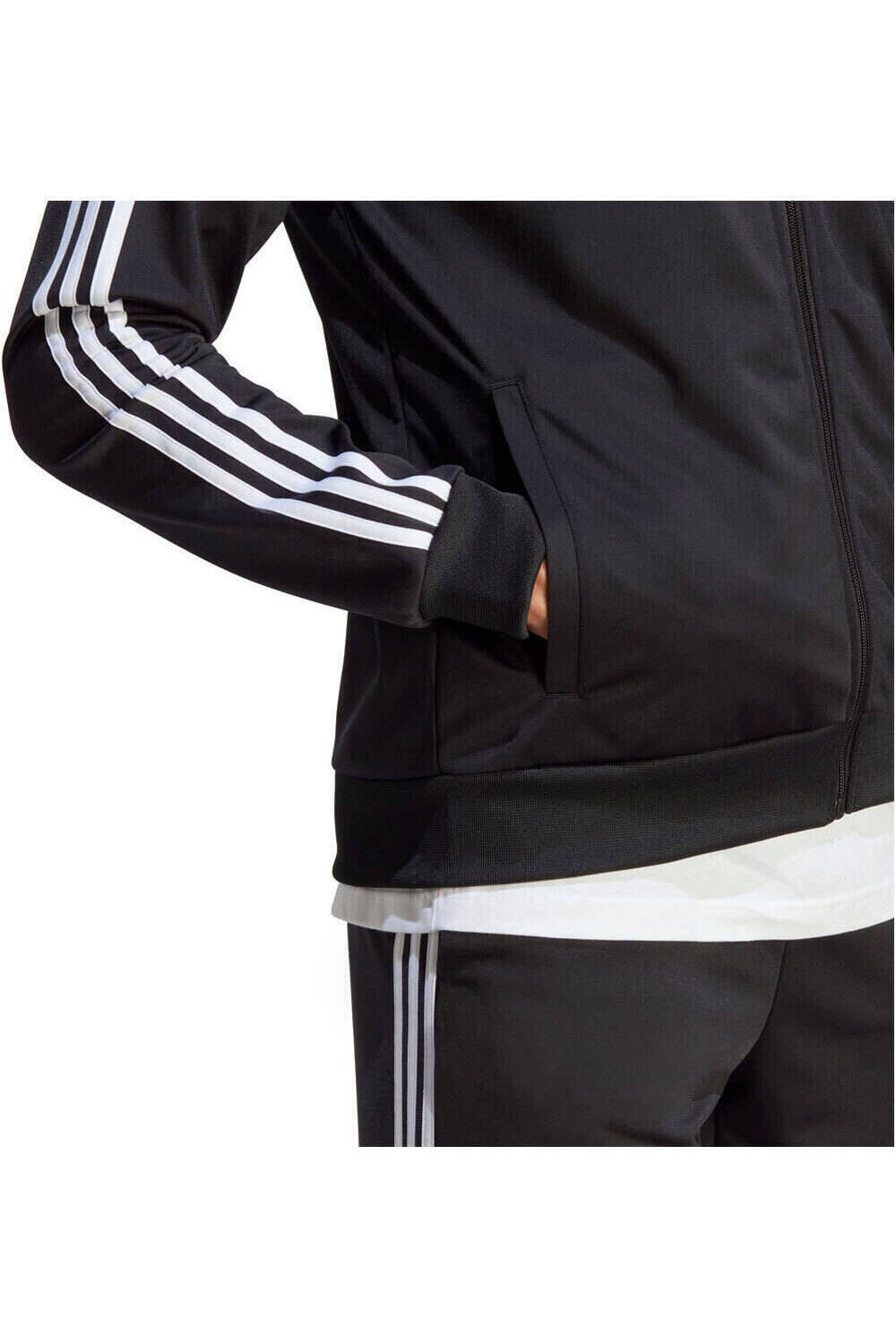 adidas chándal hombre Sportswear Basic 3 bandas Tricot vista detalle