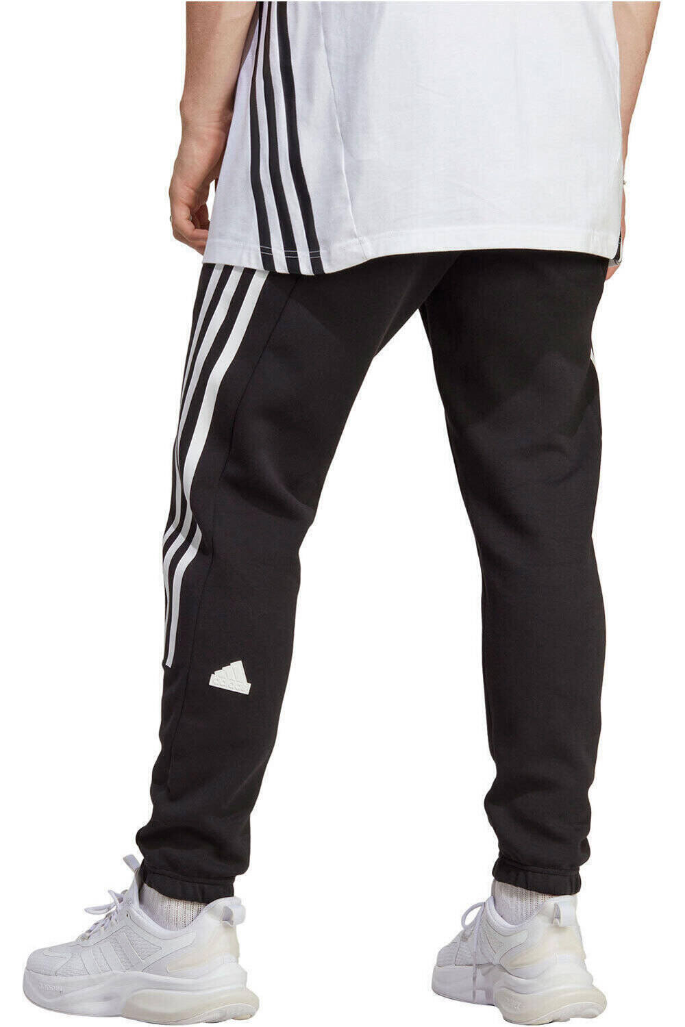Future icons 3 bandas pantalón hombre Negro (XL)