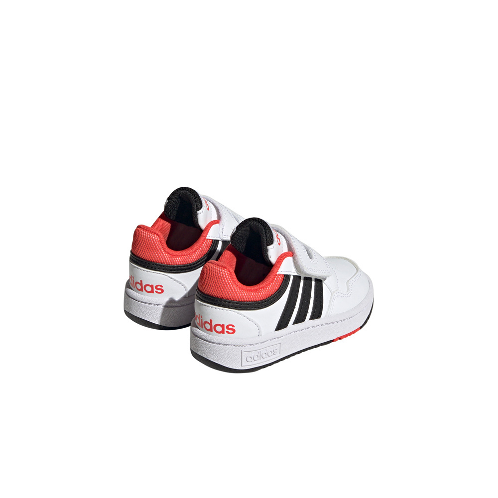 adidas zapatilla multideporte bebe Hoops vista trasera