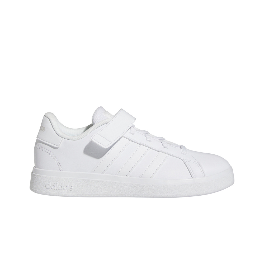 adidas zapatilla multideporte niño Grand Court Lifestyle Court Elastic Lace and Strap lateral exterior
