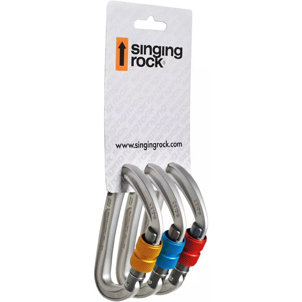 Singing Rock colt rosca 3 pack mosquetón escalada