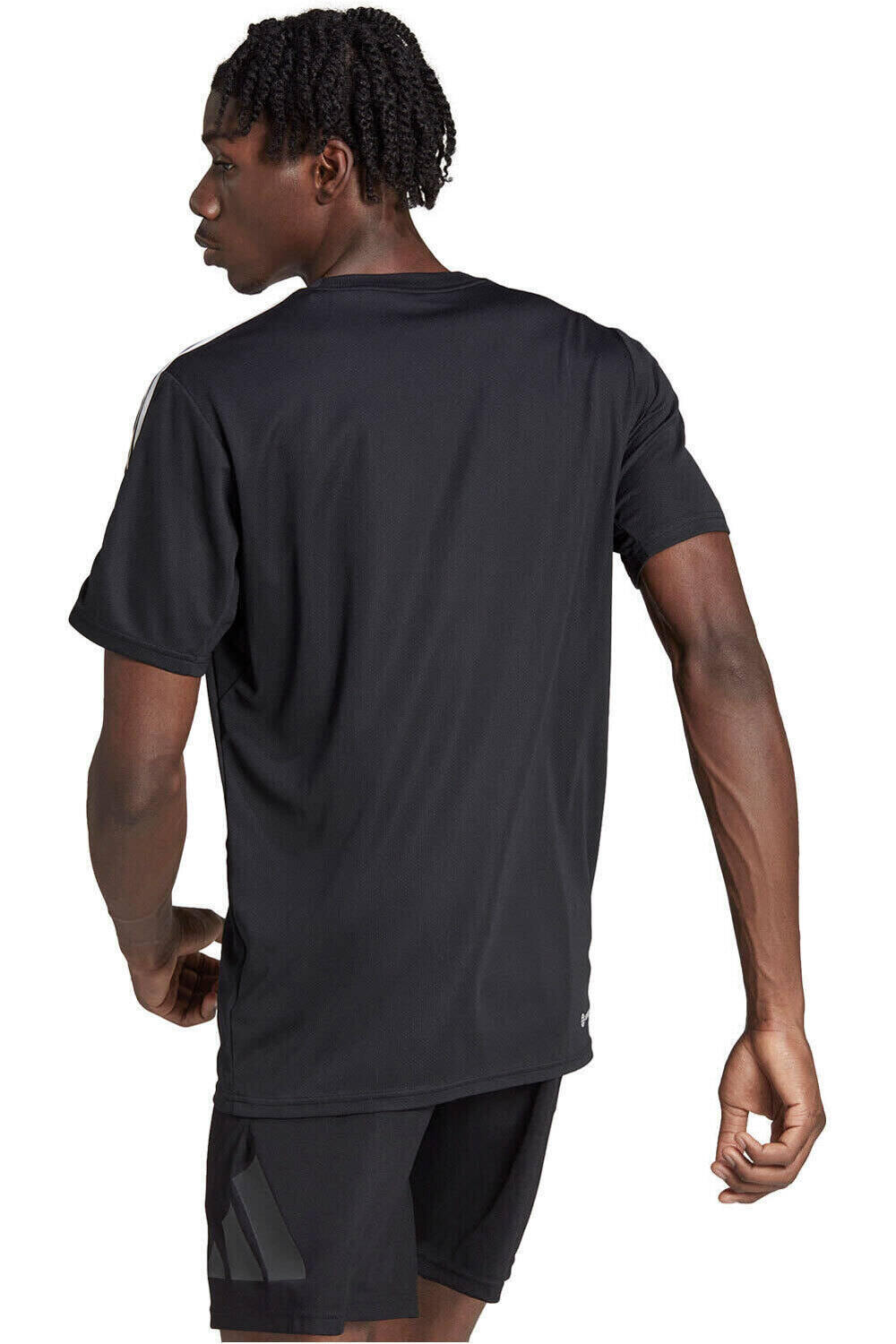 adidas camiseta fitness hombre Train Essentials Training 3 bandas vista trasera