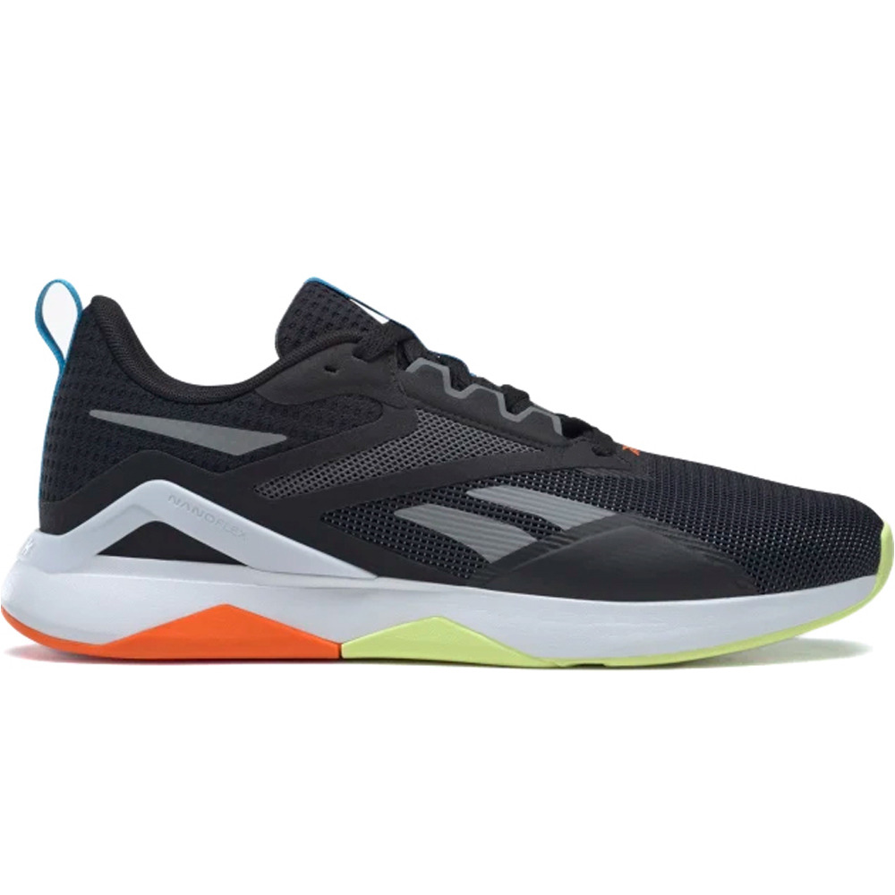 Reebok zapatilla cross training hombre NANOFLEX TR 2.0 NEGR lateral exterior