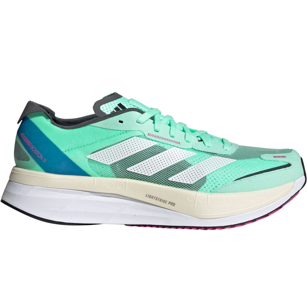 adidas zapatilla running hombre Adizero Boston 11 lateral exterior