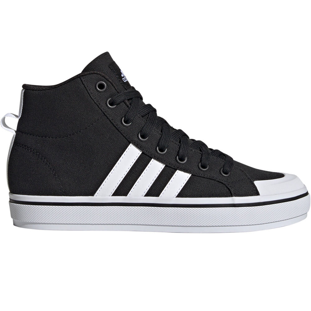 adidas zapatilla moda mujer Bravada 2.0 Lifestyle Skateboarding Canvas Mid-Cut lateral exterior