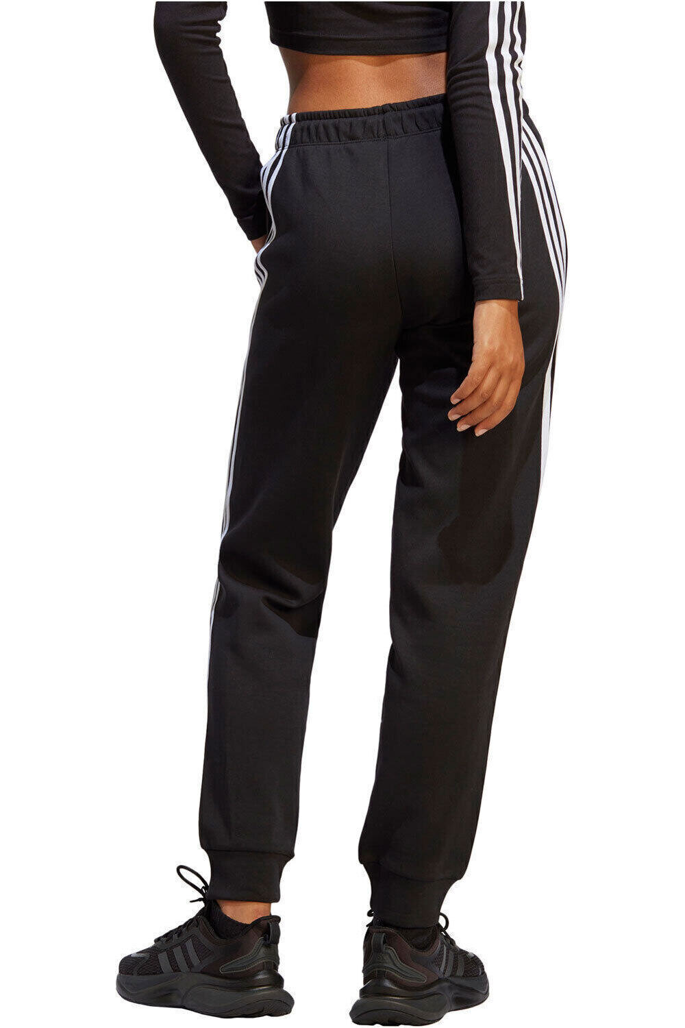 Future icons 3 bandas regular pantalón mujer Negro (L)