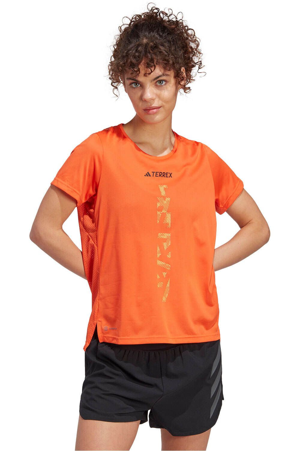 adidas camiseta entrenamiento manga corta mujer Terrex Agravic Trail Running vista frontal