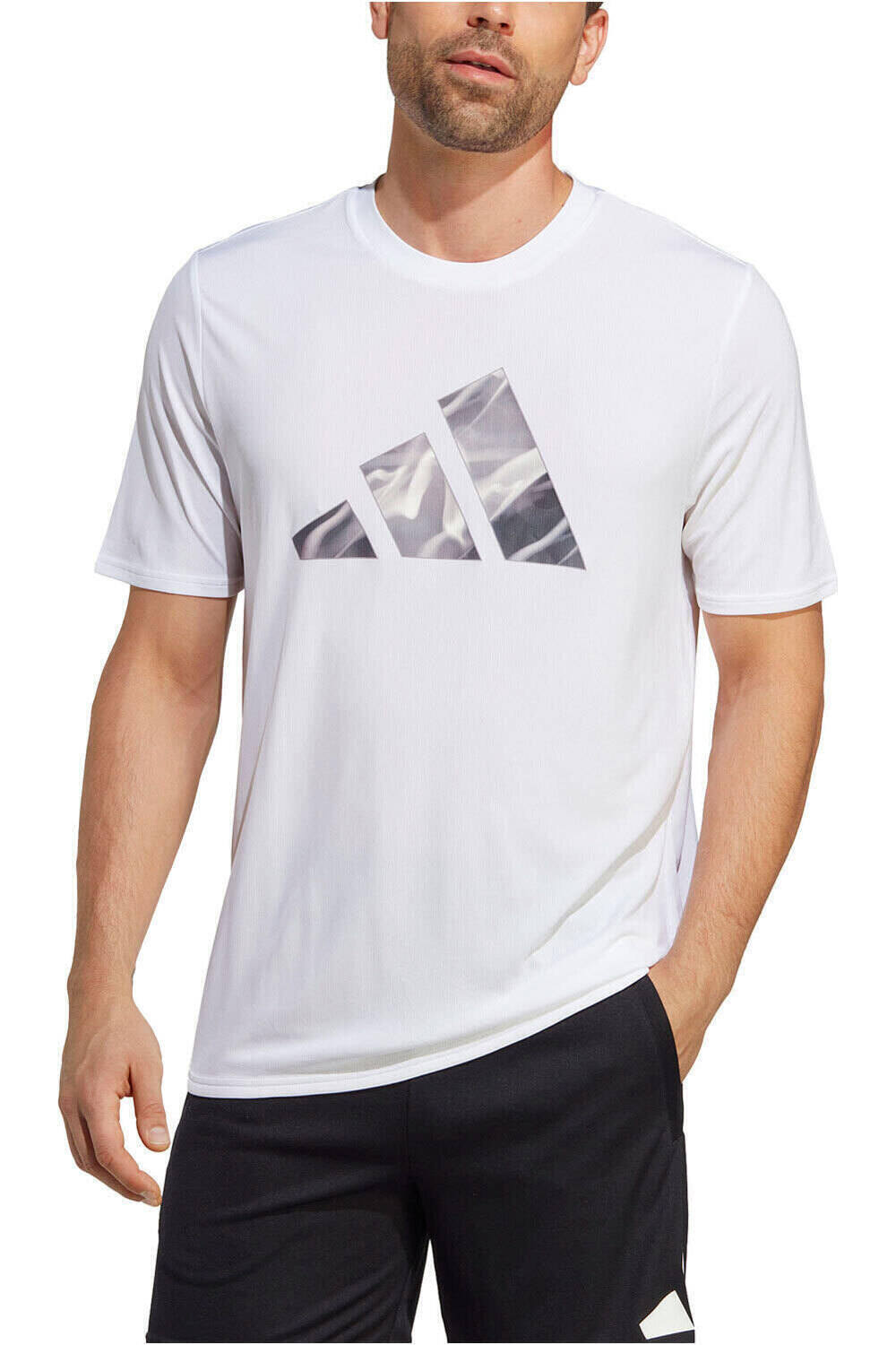 adidas camiseta fitness hombre Designed for Movement HIIT Training vista frontal
