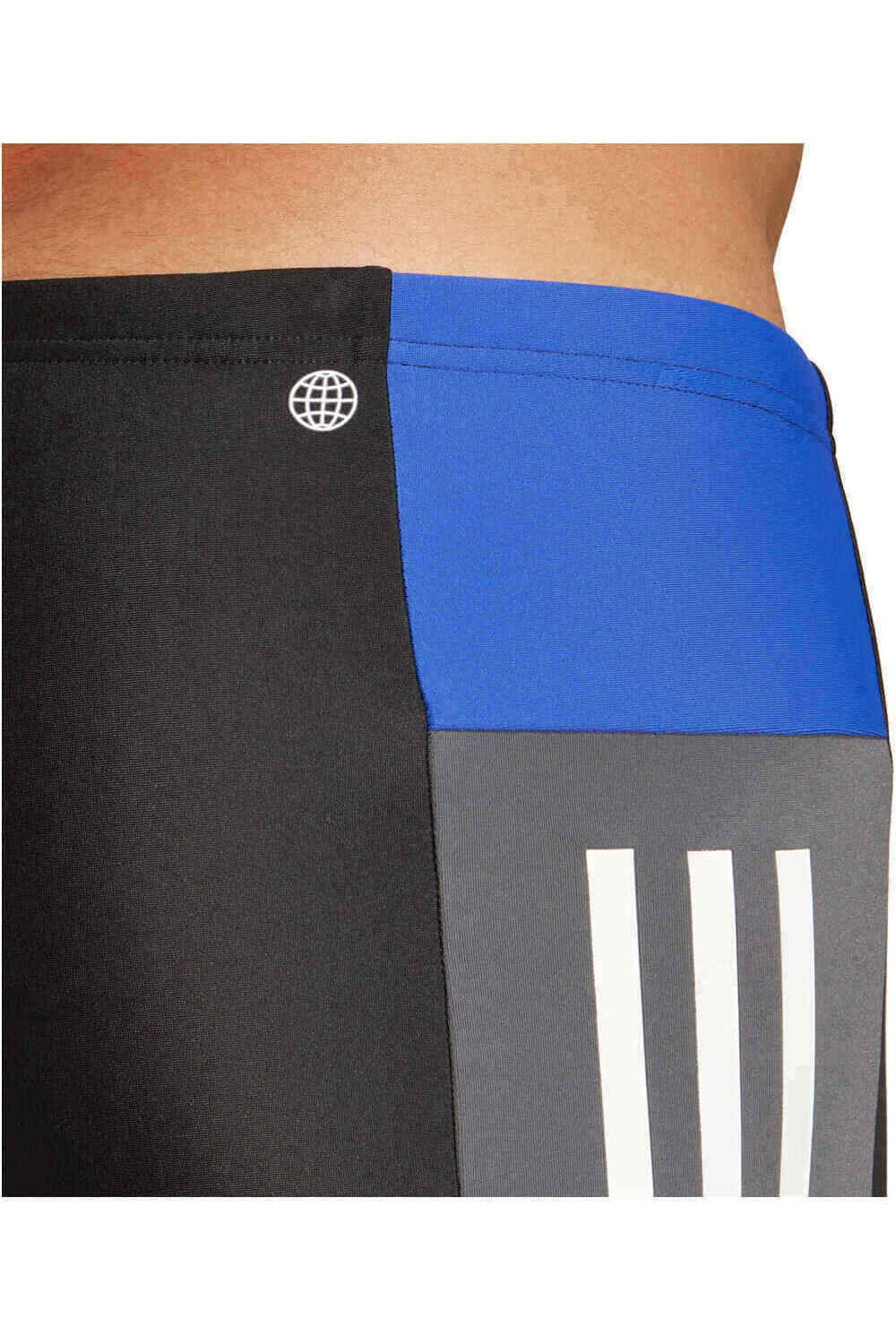 adidas bañador natación hombre Colorblock 3 bandas Swim Boxers vista detalle