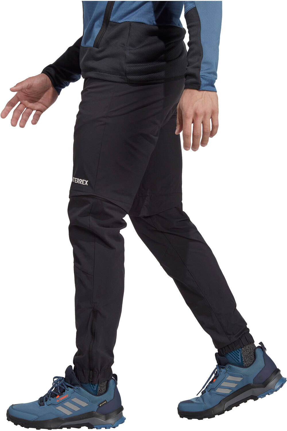 adidas pantalón montaña hombre Terrex Utilitas Hiking Zip-Off vista detalle