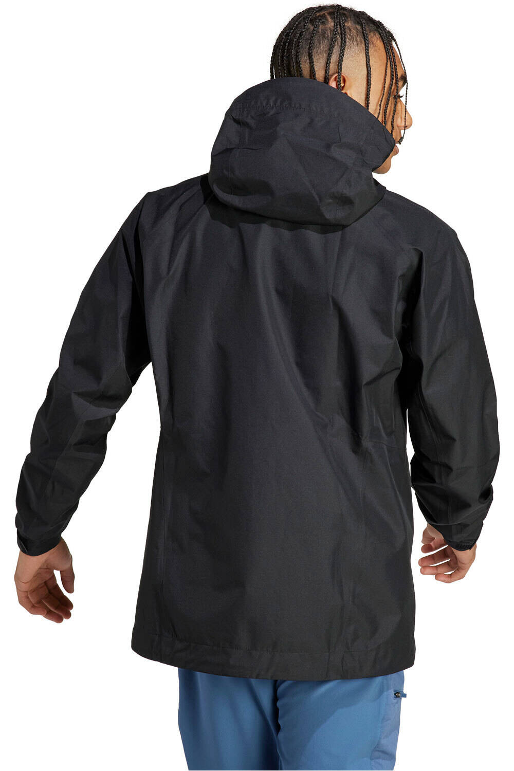 adidas chaqueta impermeable hombre Terrex Xperior GORE-TEX Paclite Rain vista trasera