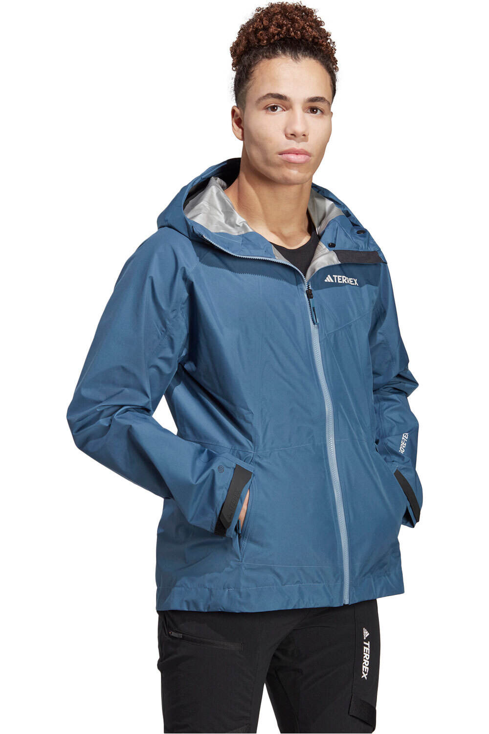 adidas chaqueta impermeable hombre Terrex Xperior GORE-TEX Paclite Rain vista frontal