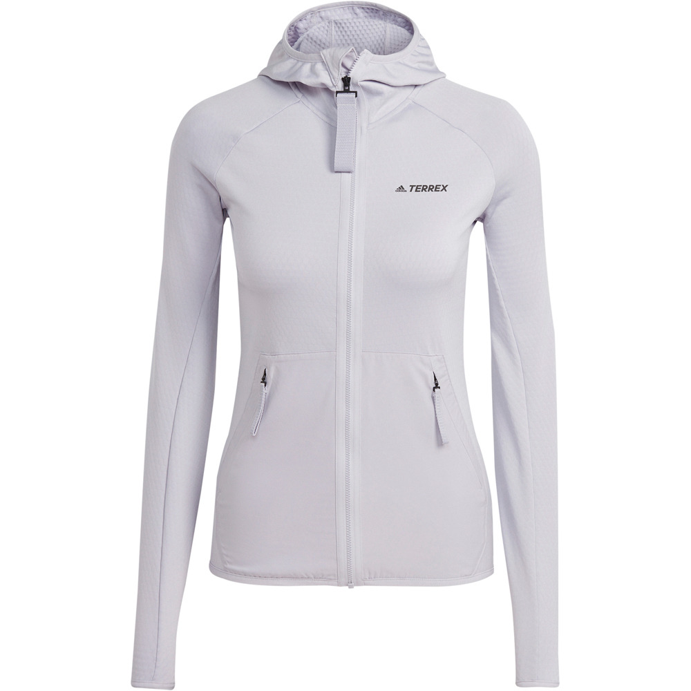 adidas forro polar mujer Terrex Tech Fleece Lite Hiking con capucha 06