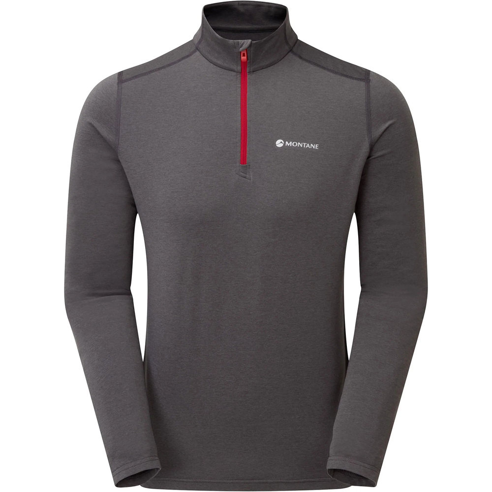 Montane camiseta térmica manga larga hombre DART THERMO ZIP NECK vista detalle